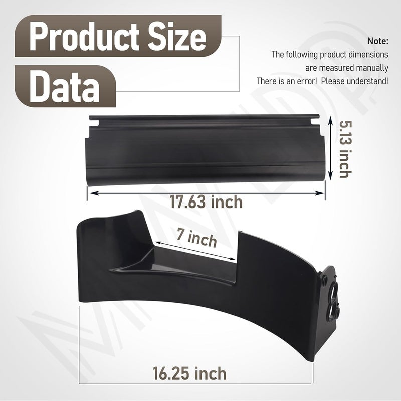 MWEDP 120-5218 حاجز خلفي و 115-8420 غطاء درع خلفي متوافق مع ماكينة جز العشب Toro 22" التي تعمل بالمشي / ماكينات جز العشب Recycler 22" ، تناسب 20330، 20331، 20330C، 20331C المزيد من الطرازات - Image 2